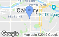 Map of Hamptons, AB