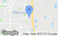 Map of Hamptons, AB