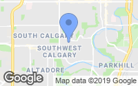 Map of Hamptons, AB