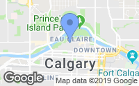 Map of Hamptons, AB