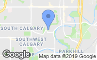 Map of Hamptons, AB