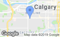 Map of Hamptons, AB