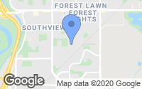 Map of Hamptons, AB