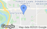 Map of Hamptons, AB