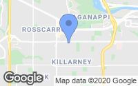 Map of Hamptons, AB
