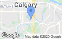 Map of Hamptons, AB