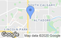 Map of Hamptons, AB