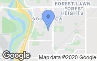 Map of Hamptons, AB