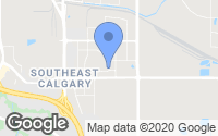 Map of Hamptons, AB