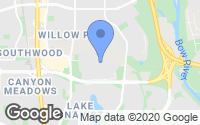 Map of Hamptons, AB