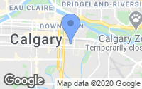 Map of Hamptons, AB